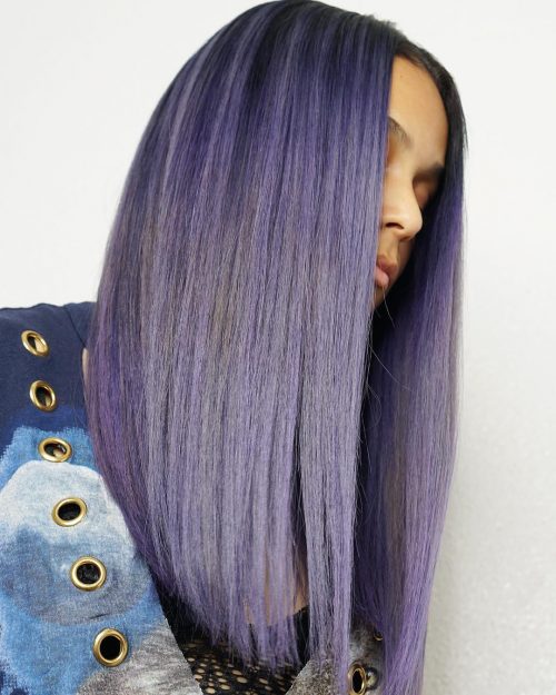 28 Best Light Purple Hair Colors Trending in 2021