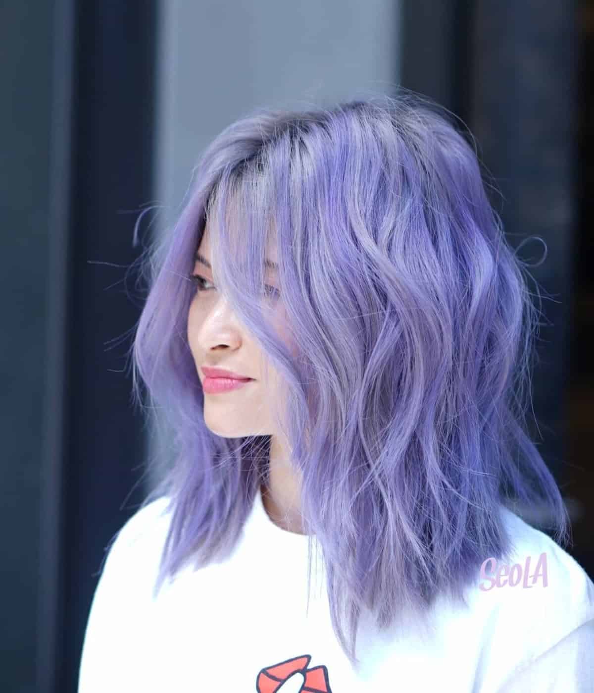 28 Best Light Purple Hair Colors Trending in 2021