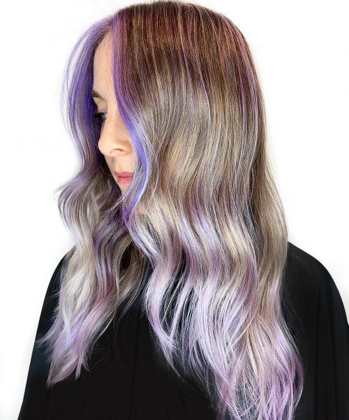 24 Purple Highlights Trending in 2021 to Show Your Colorist