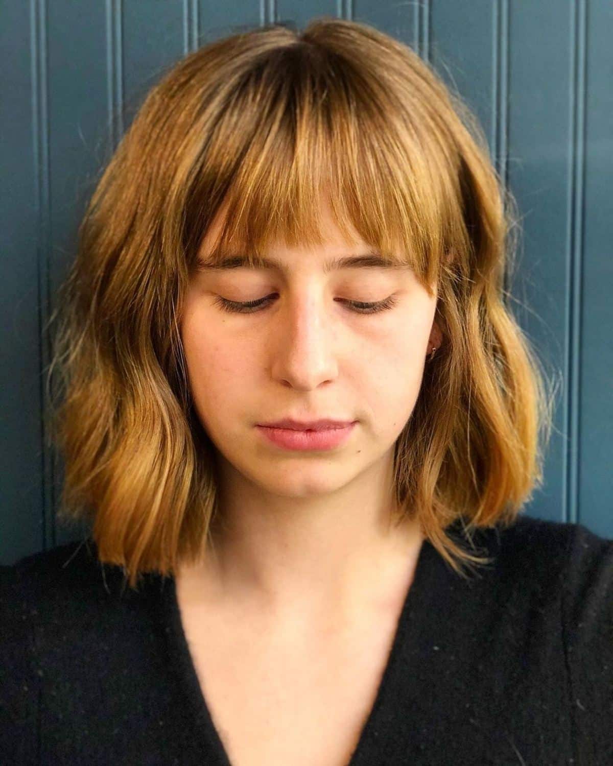 24 Trendiest Long Blunt Bob Haircuts for a Sleek New &#8220;Blunt Lob&#8221;