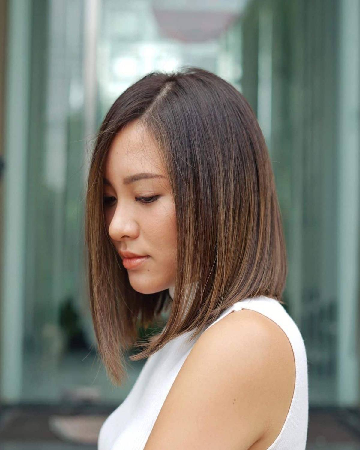 24 Trendiest Long Blunt Bob Haircuts for a Sleek New &#8220;Blunt Lob&#8221;