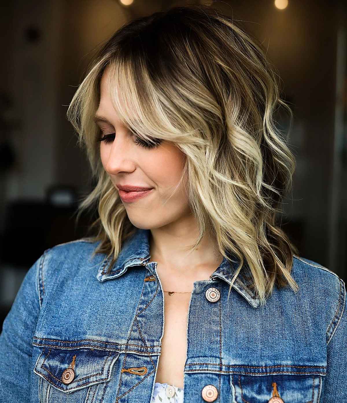 26 Face-Framing Layered Hair with Curtain Bangs Hairstyle Ideas
