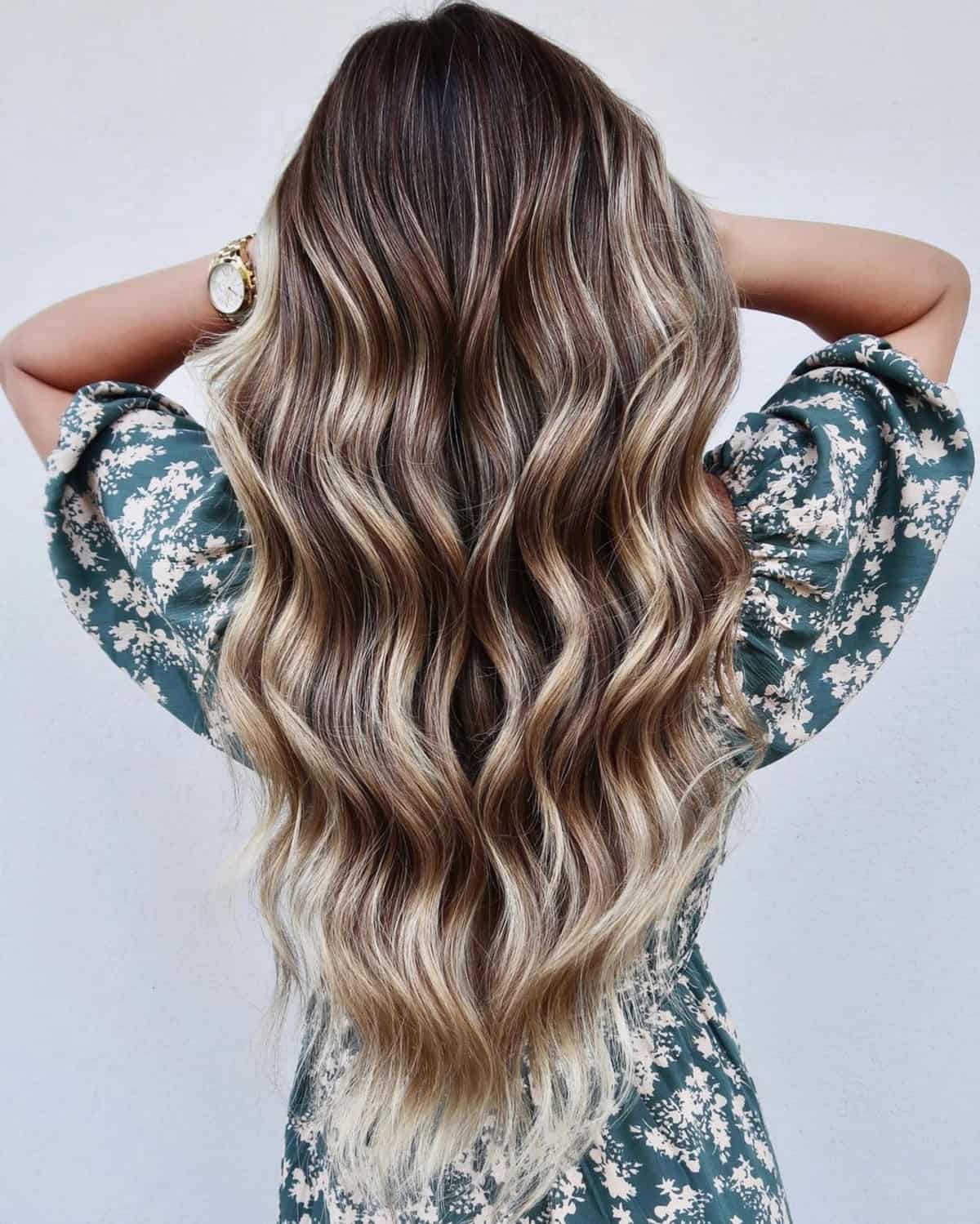 Found: 33 Prettiest Ways to Have Dark Hair with Blonde Highlights