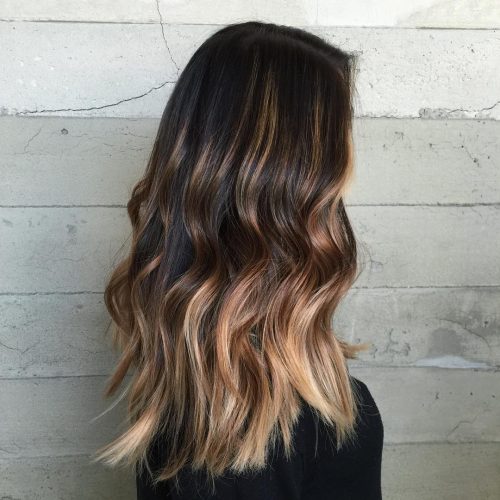 Top 25 Black Hair with Blonde Highlights Ideas in 2021