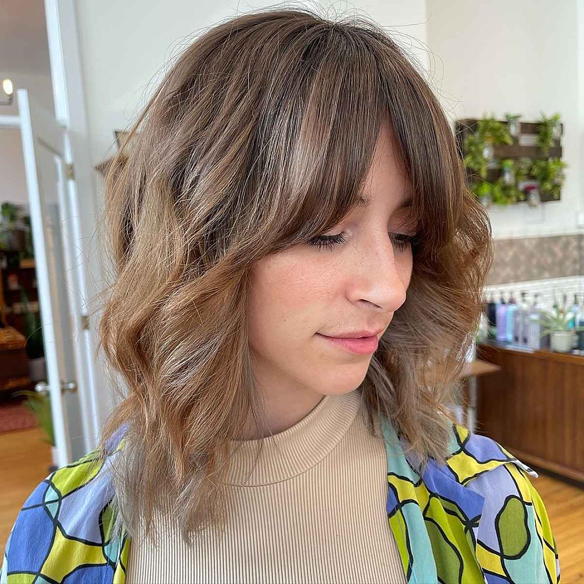 26 Best Ways to Pair a Long Bob with Curtain Bangs