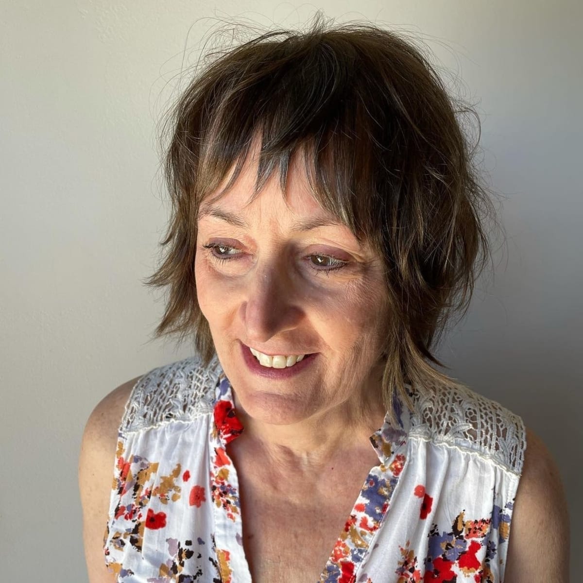 28 Easy and Stylish Short Bobs With Bangs for Women Over 60