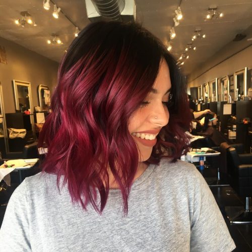 23 Dark Purple Hair Color Ideas for Women Trending in 2021