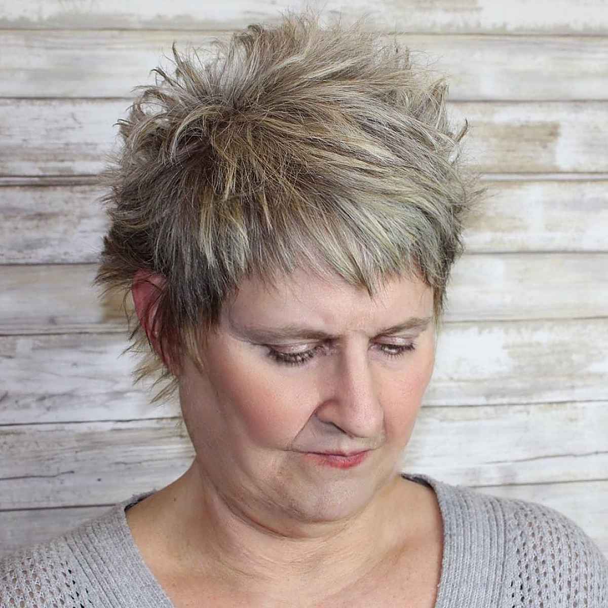 26 Short Spiky Haircuts for Women Over 60 with Sass