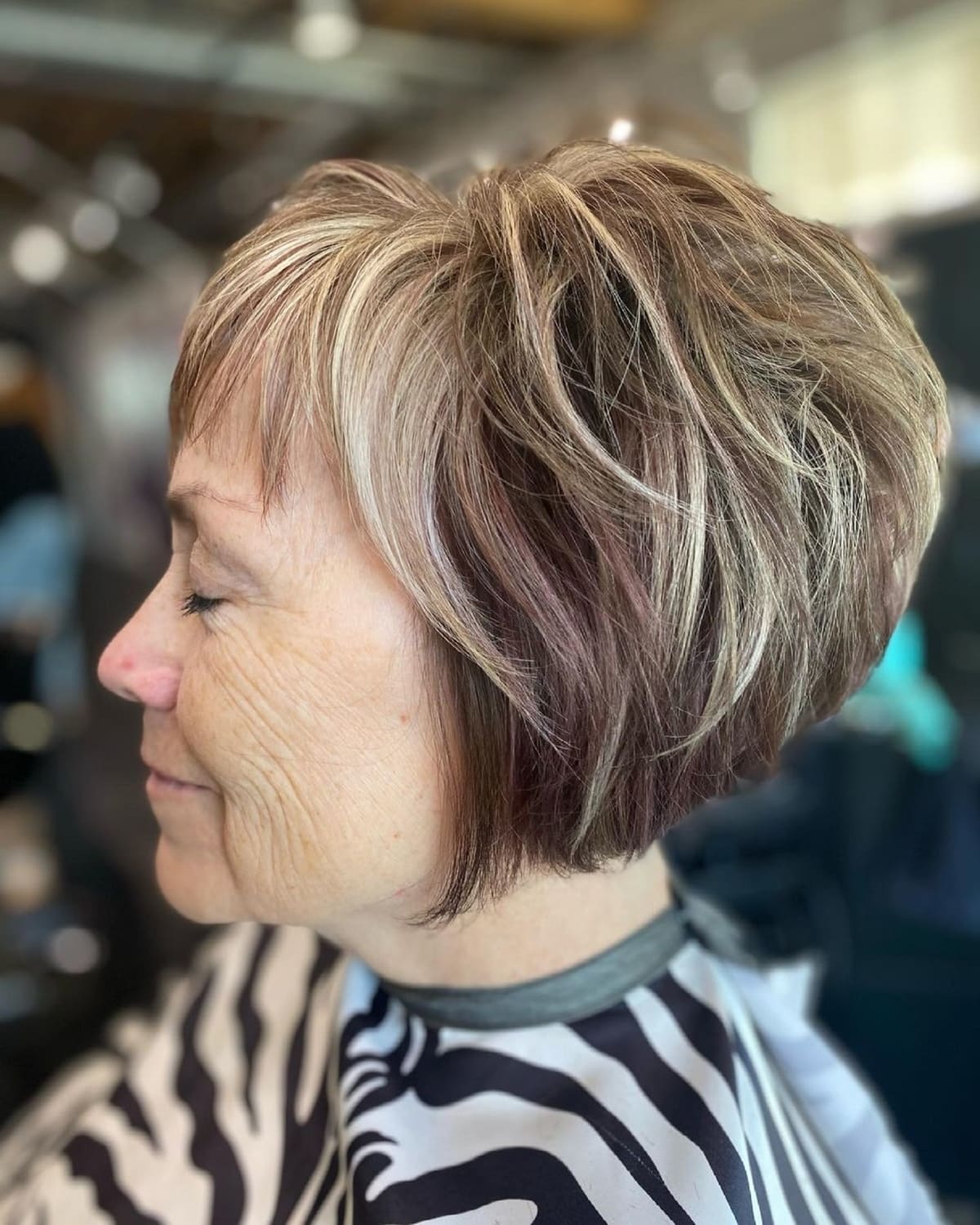 28 Easy and Stylish Short Bobs With Bangs for Women Over 60