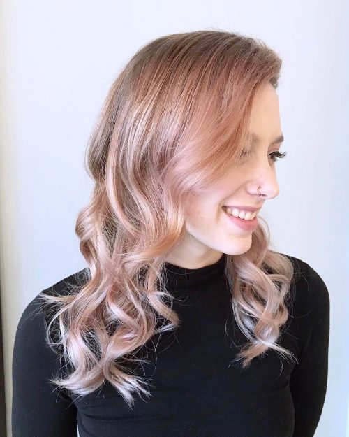 24 Best Rose Gold Hair Color Ideas for Stylish Women