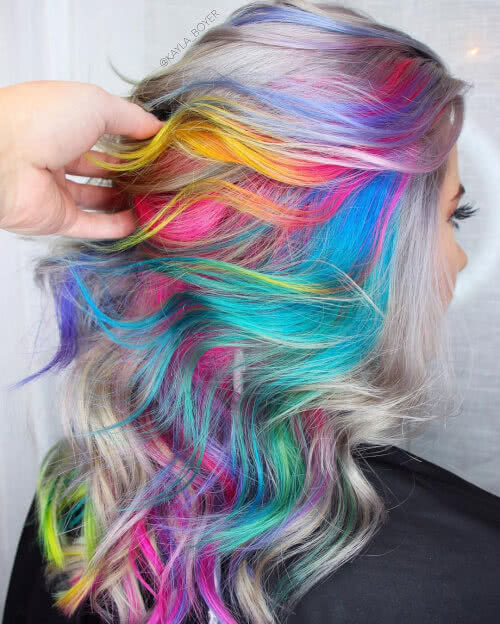 33 Photos of Rainbow Hair Ideas to Consider for 2021
