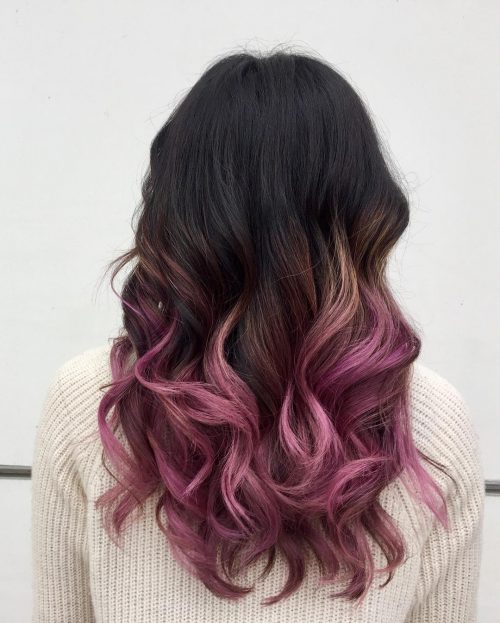 These 20 Black Ombre Hair Colors are Tending in 2021