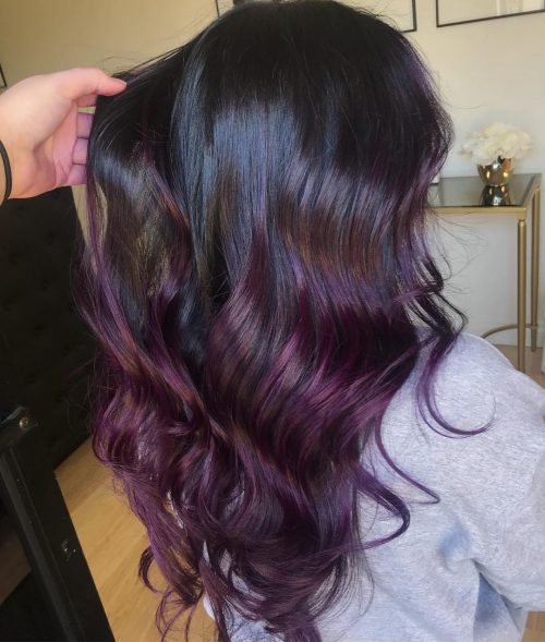 22 Stunning Purple Ombre Hair Color Ideas for 2021