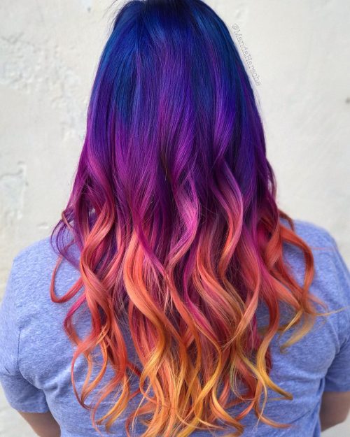 33 Photos of Rainbow Hair Ideas to Consider for 2021