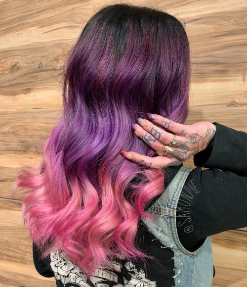 22 Stunning Purple Ombre Hair Color Ideas for 2021