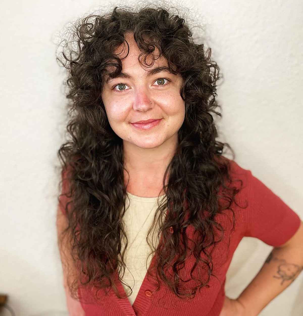 26 Face-Framing Layered Hair with Curtain Bangs Hairstyle Ideas