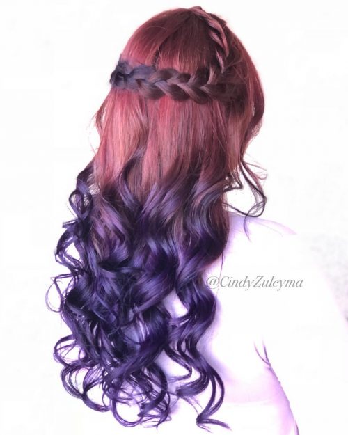 23 Dark Purple Hair Color Ideas for Women Trending in 2021