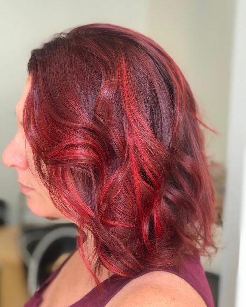 17 Greatest Red Violet Hair Color Ideas Trending in 2021