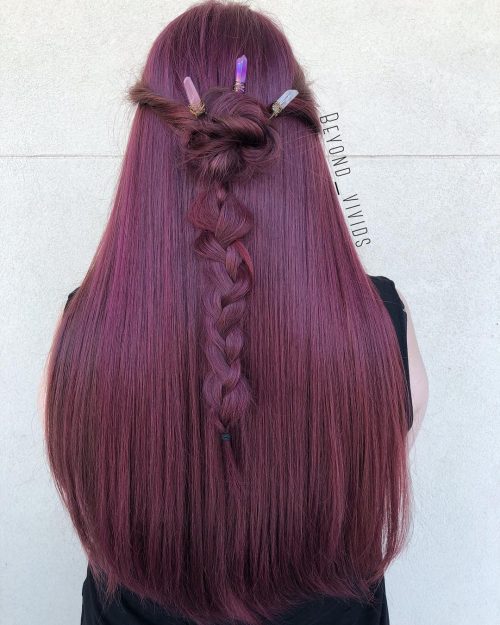 17 Greatest Red Violet Hair Color Ideas Trending in 2021