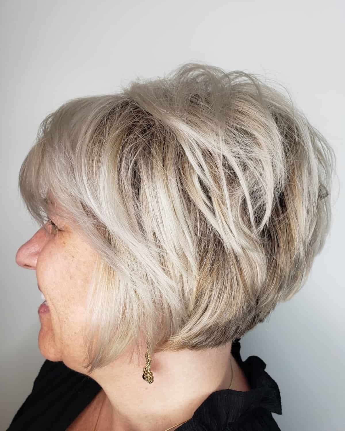 27 Gorgeous Short Bobs for Older Women with Style