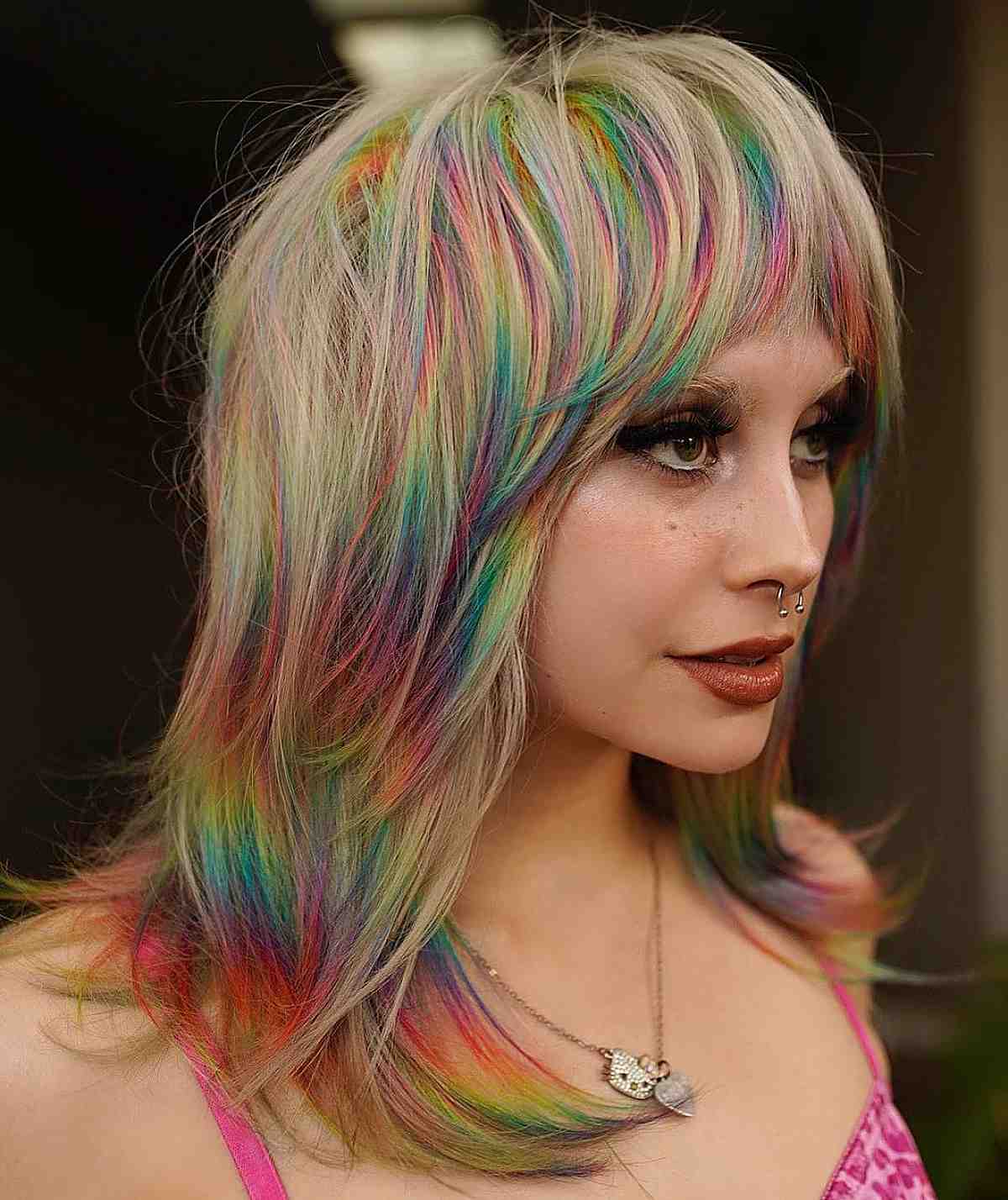 33 Photos of Rainbow Hair Ideas to Consider for 2021