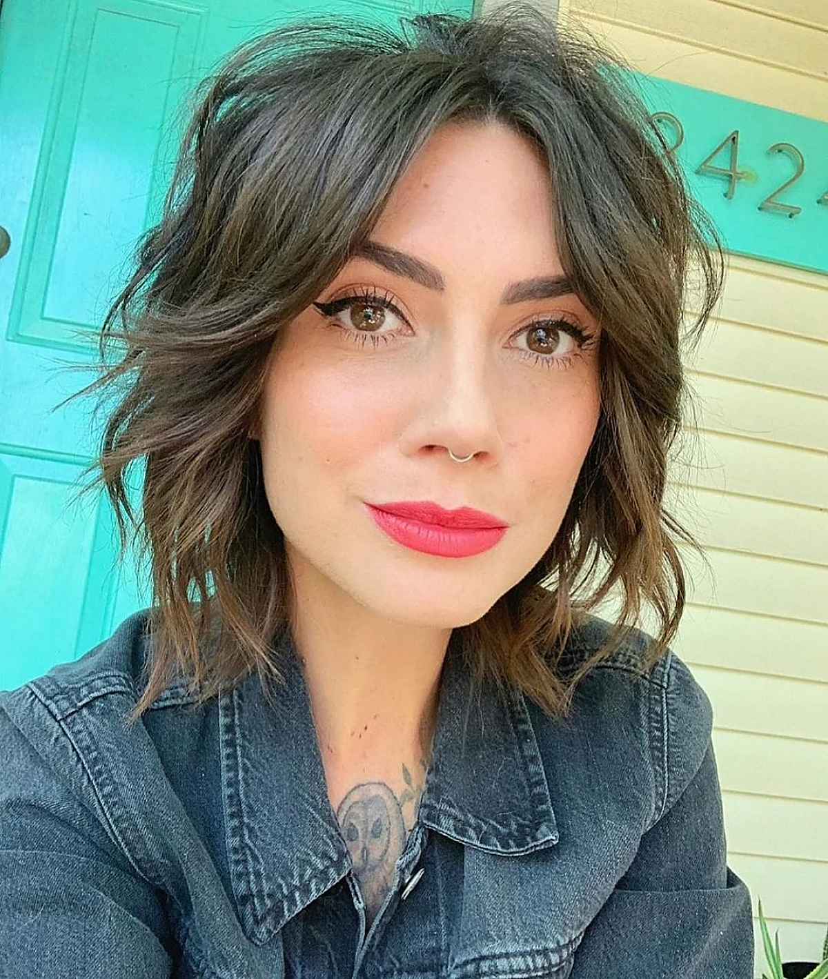 26 Best Ways to Pair a Long Bob with Curtain Bangs