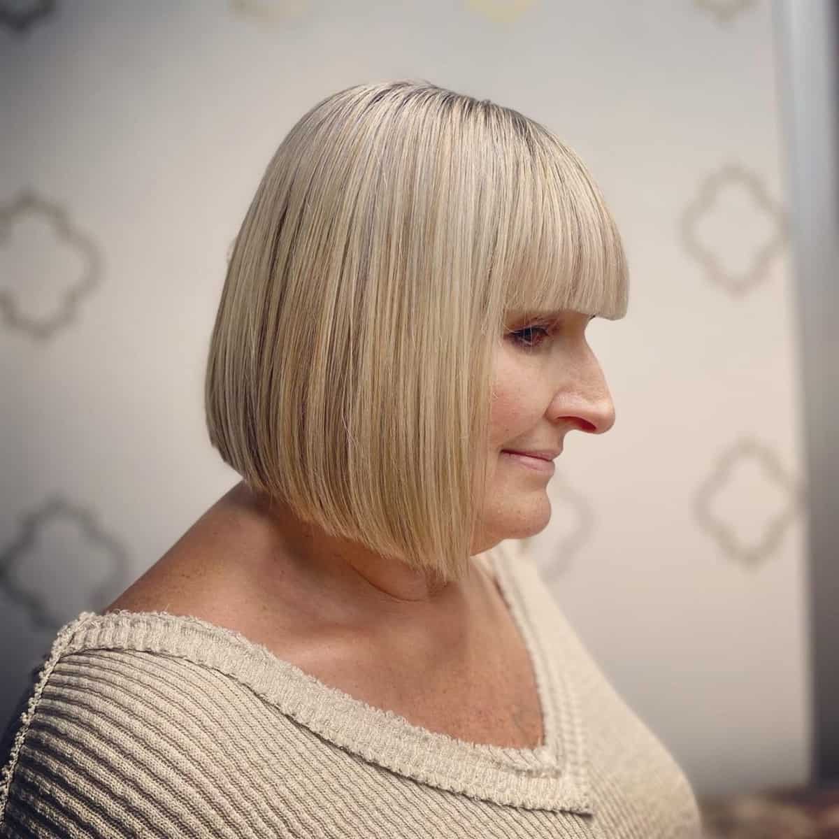 26 Low-Maintenance Bob Haircuts for Women Over 60 with Style