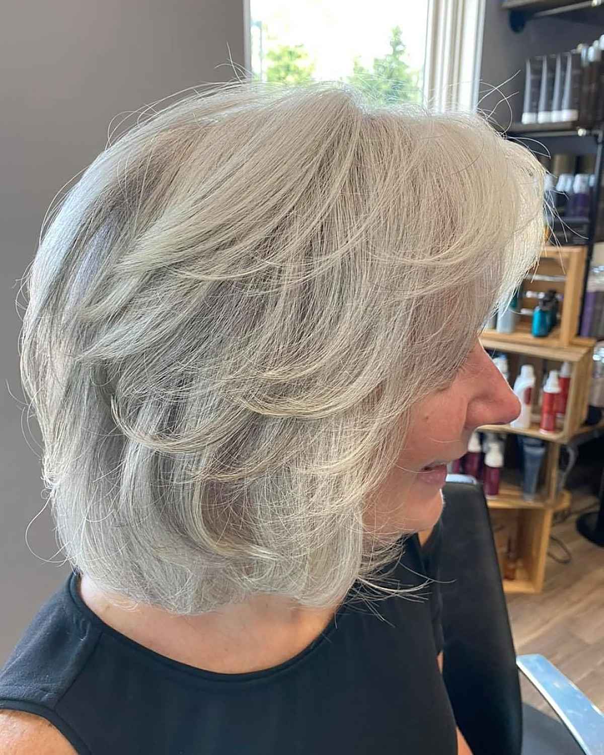 28 Easy and Stylish Short Bobs With Bangs for Women Over 60