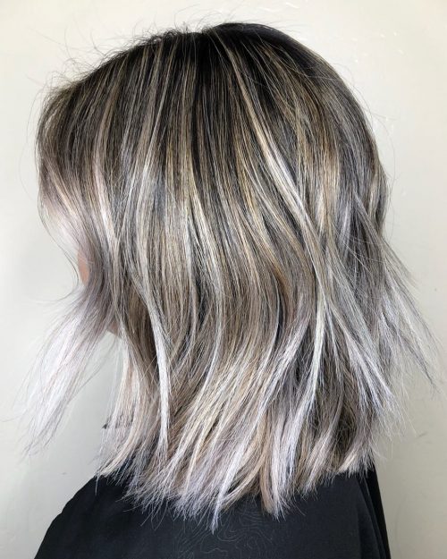 Top 25 Black Hair with Blonde Highlights Ideas in 2021