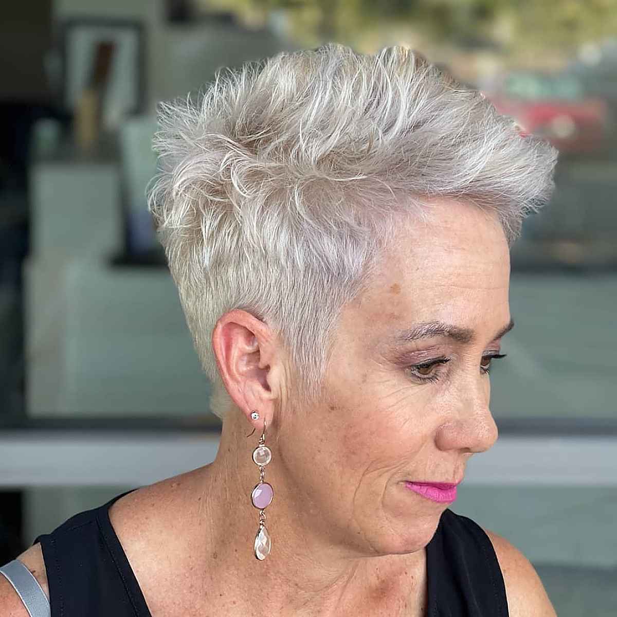 26 Short Spiky Haircuts for Women Over 60 with Sass