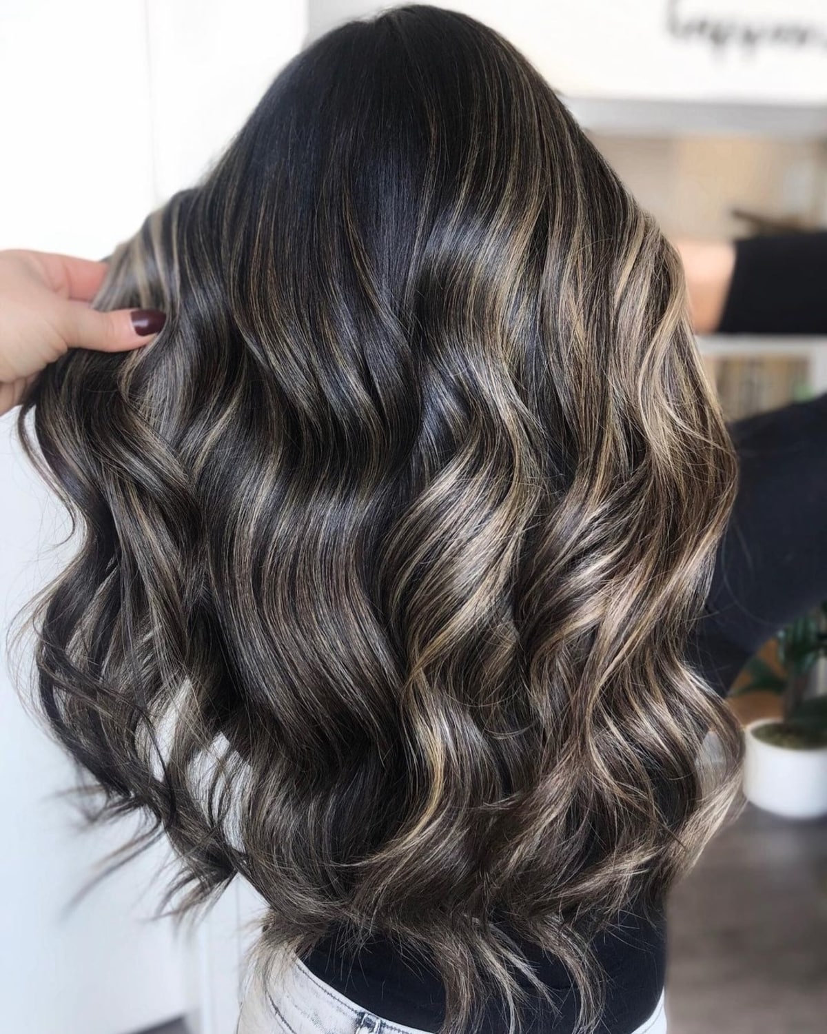 Top 25 Black Hair with Blonde Highlights Ideas in 2021