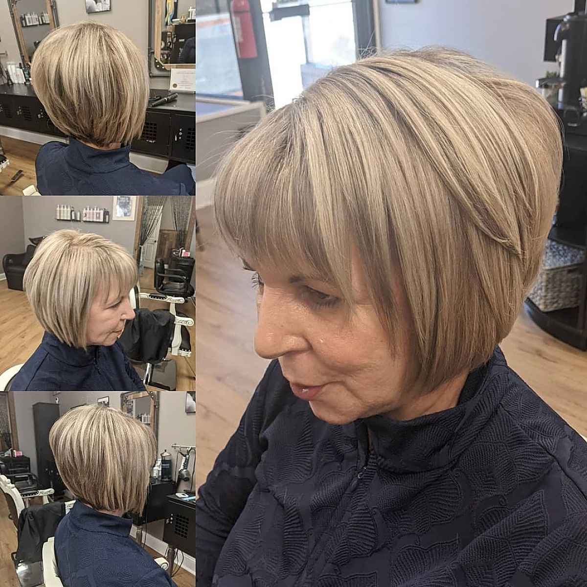 25 Stylish Wedge Haircuts for Women Over 60