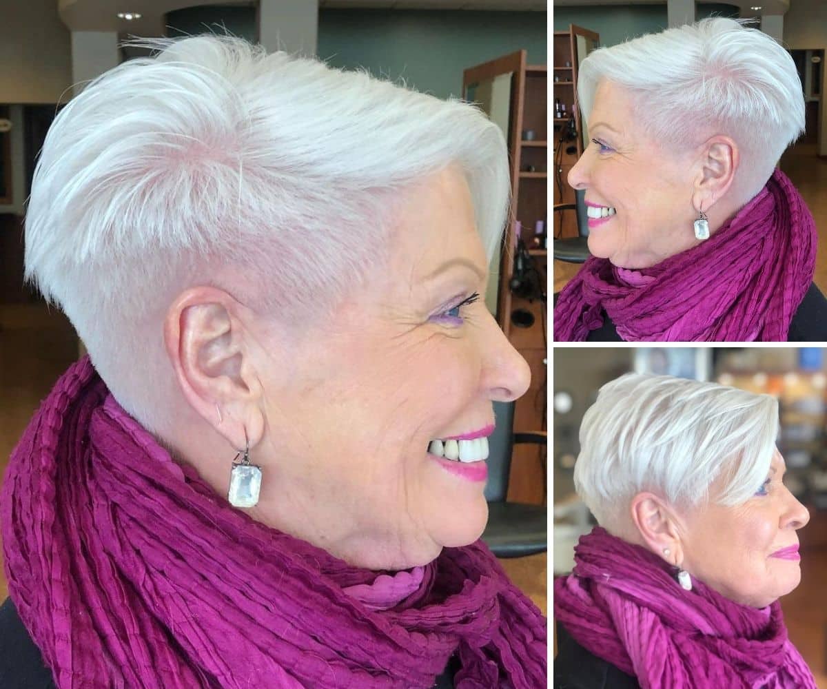 25 Asymmetrical Haircuts for Women Over 60 with Sassy Personalities