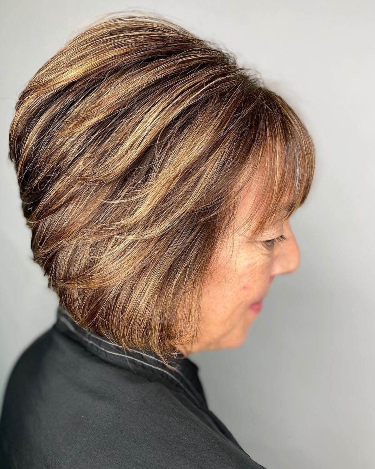 28 Easy and Stylish Short Bobs With Bangs for Women Over 60