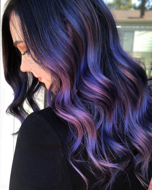 24 Purple Highlights Trending in 2021 to Show Your Colorist