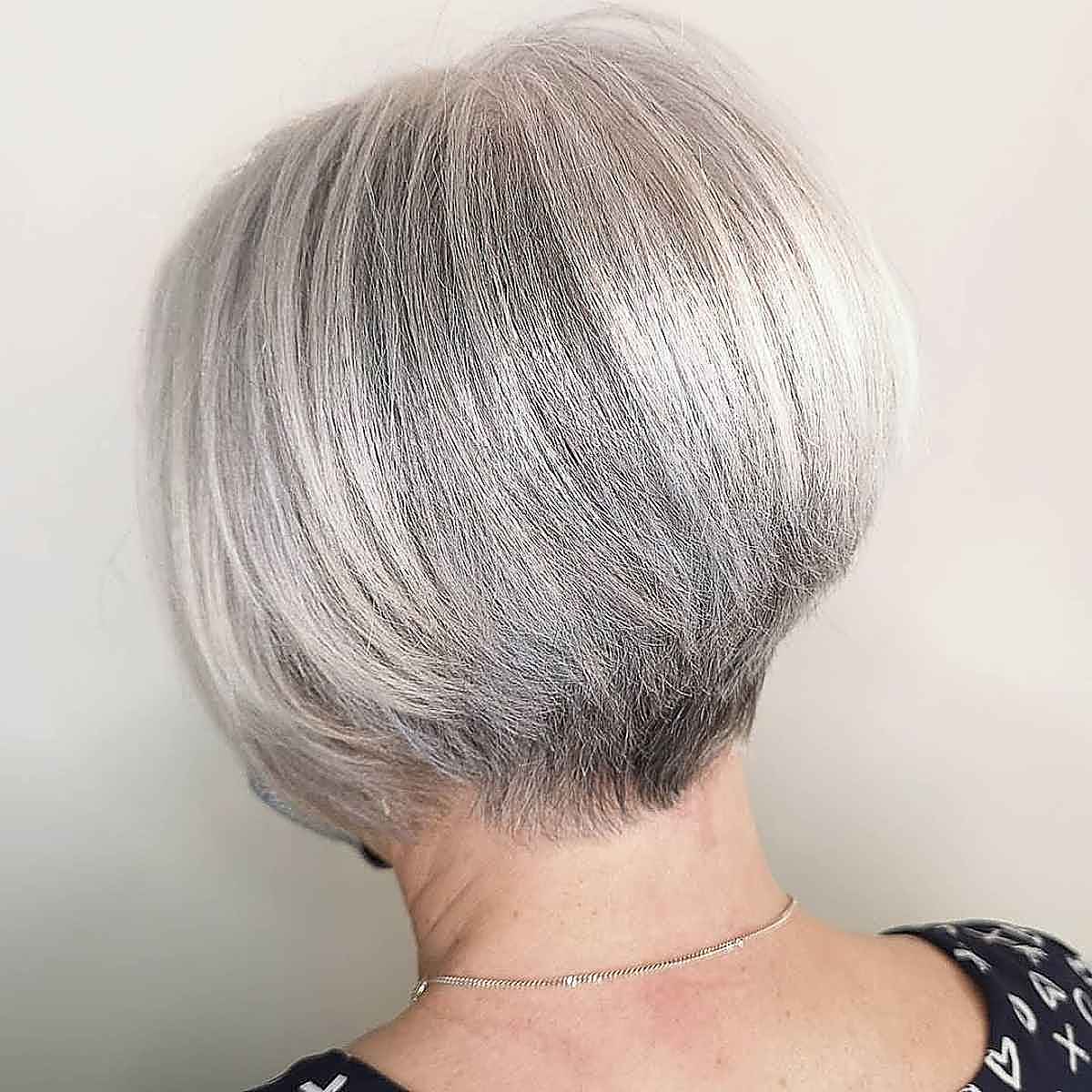 25 Stylish Wedge Haircuts for Women Over 60
