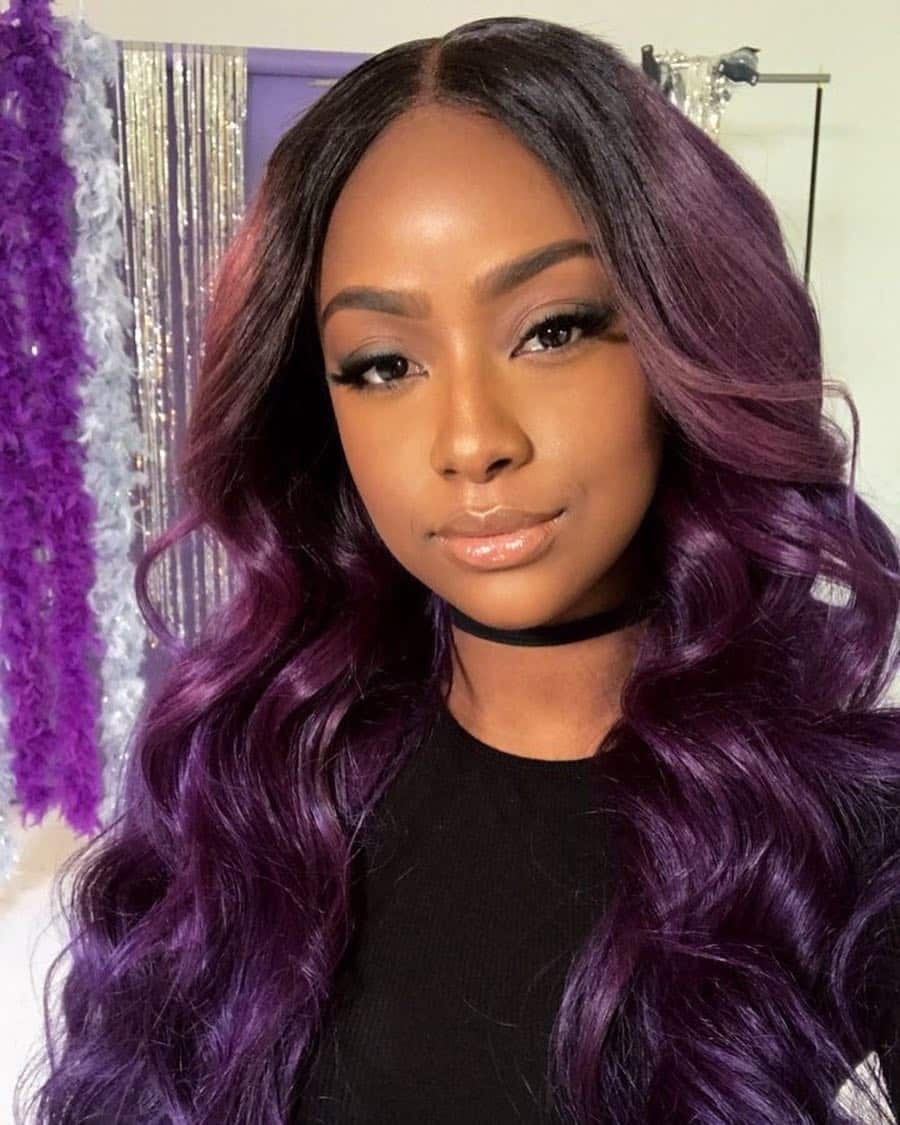 23 Dark Purple Hair Color Ideas for Women Trending in 2021