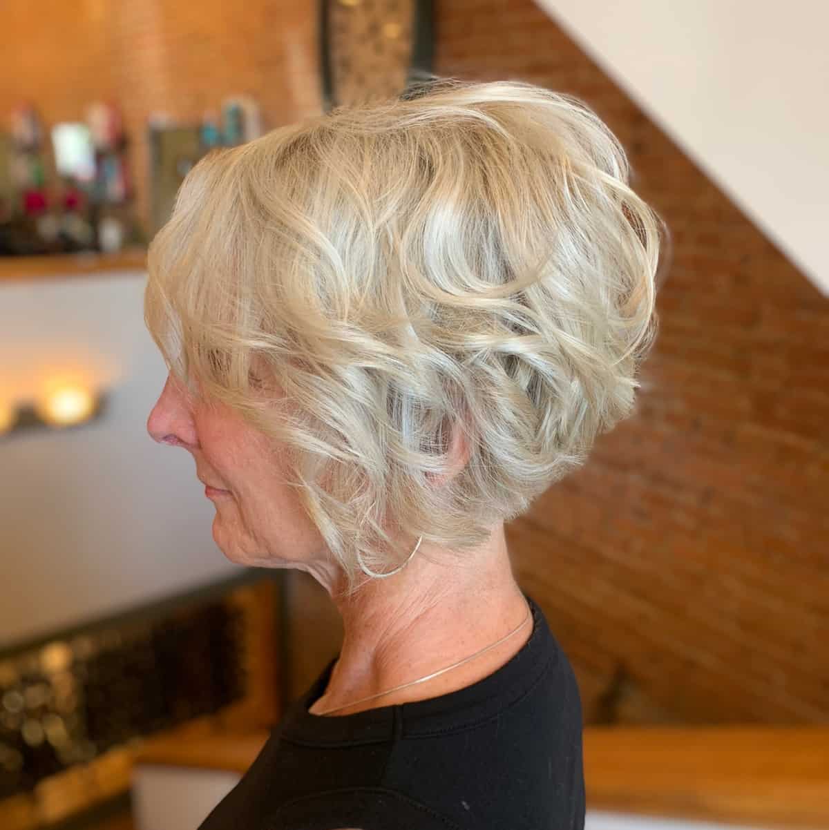 28 Easy and Stylish Short Bobs With Bangs for Women Over 60