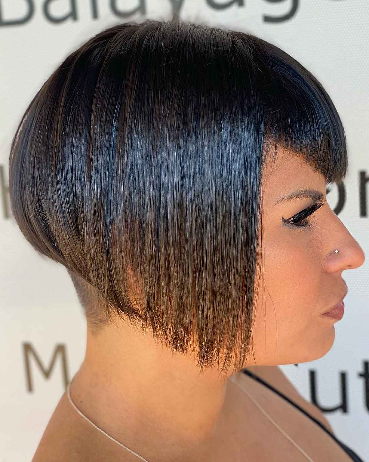 15 Chic Ways to Get a Stacked Bob with An Undercut