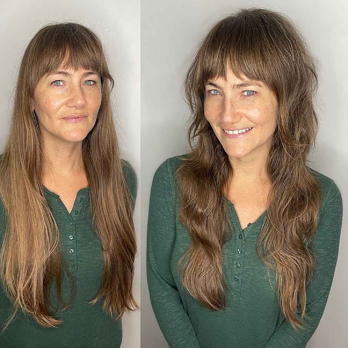 15 Flattering Ways to Wear Bangs for Square Face Shapes
