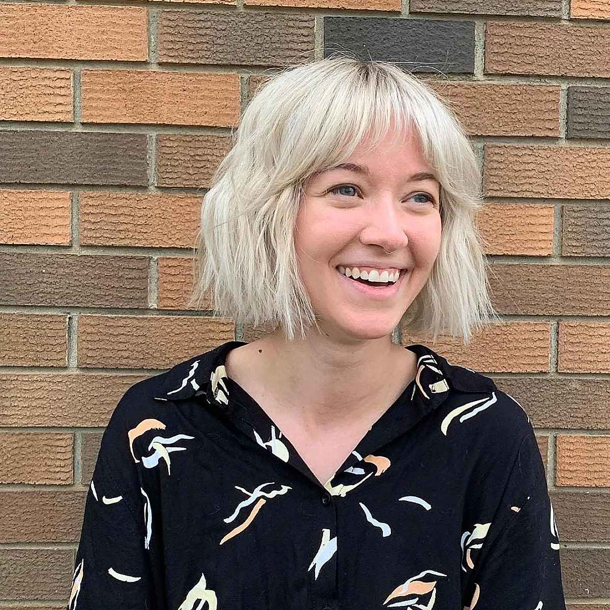 25+ Chic Short Layered Bob with Bangs for an Eye-Catching Crop