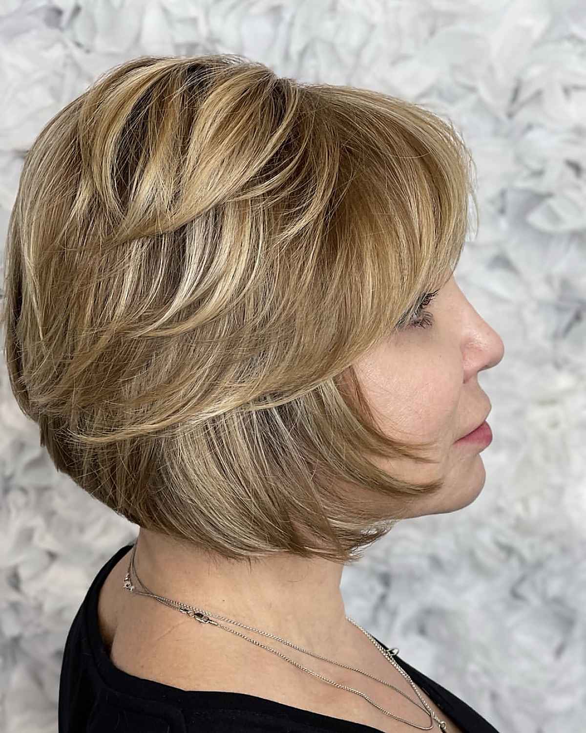 15 Cutest Chin-Length Layered Bobs for a Fresh, Short Look