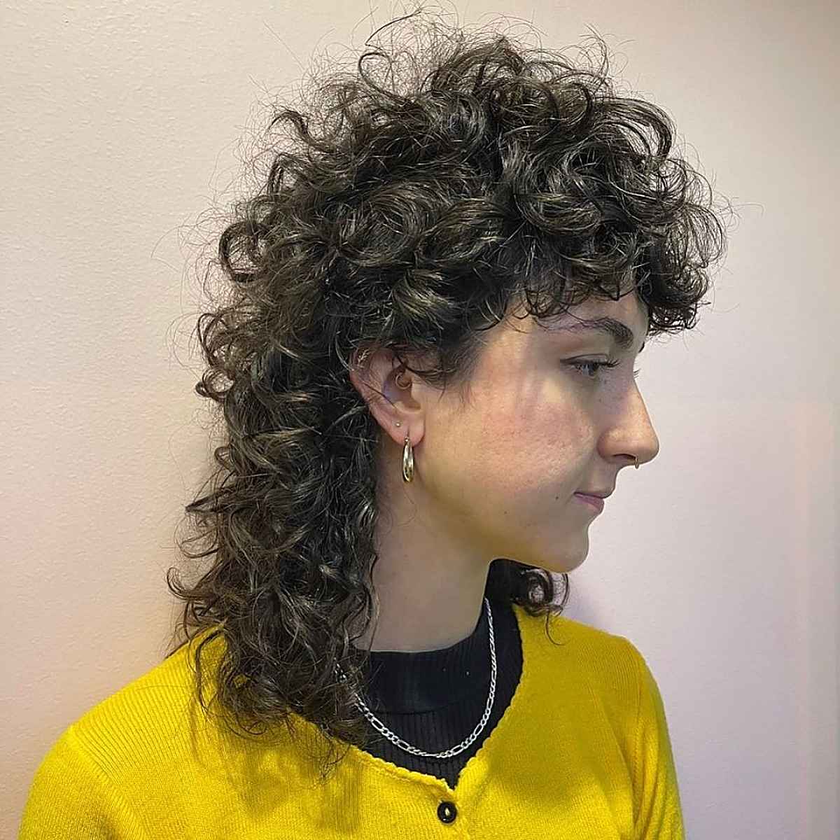 26 Modern Mullet Hairstyles for Girls with Curly Hair