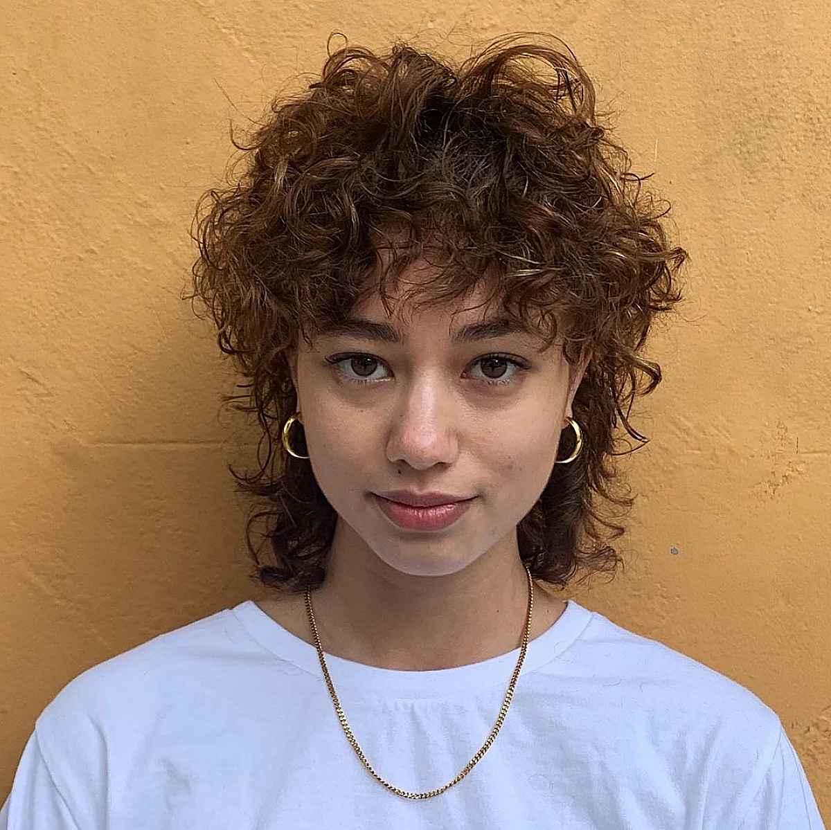 26 Modern Mullet Hairstyles for Girls with Curly Hair