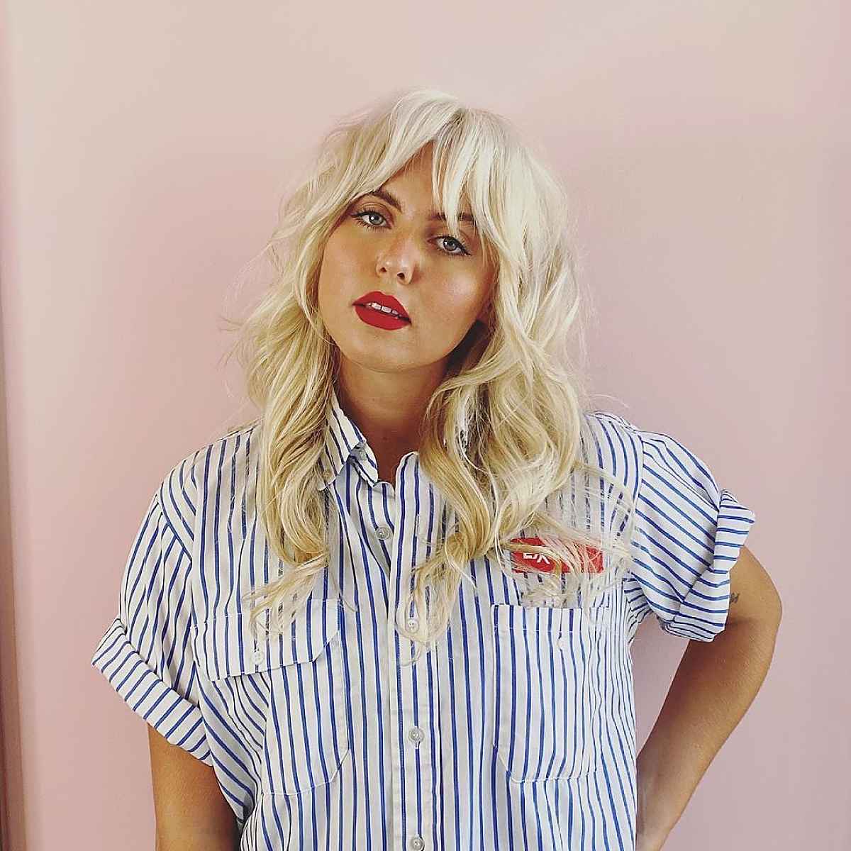 26 Best Ways to Wear Curtain Bangs for a Round Face