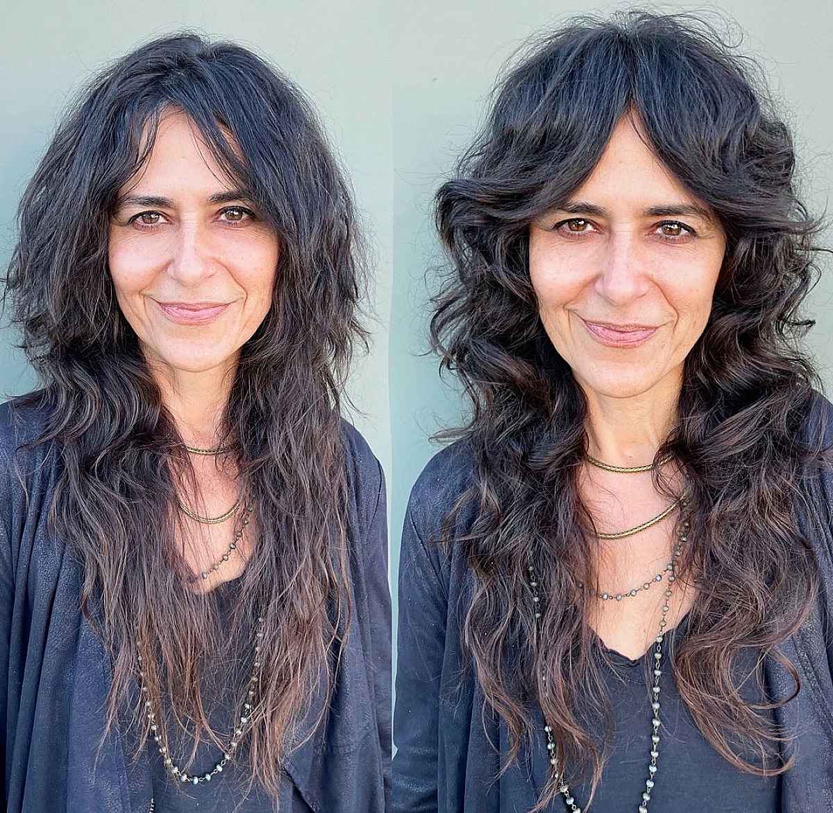 21 Best Ways to Get Curtain Bangs for Curly Hair Right Now