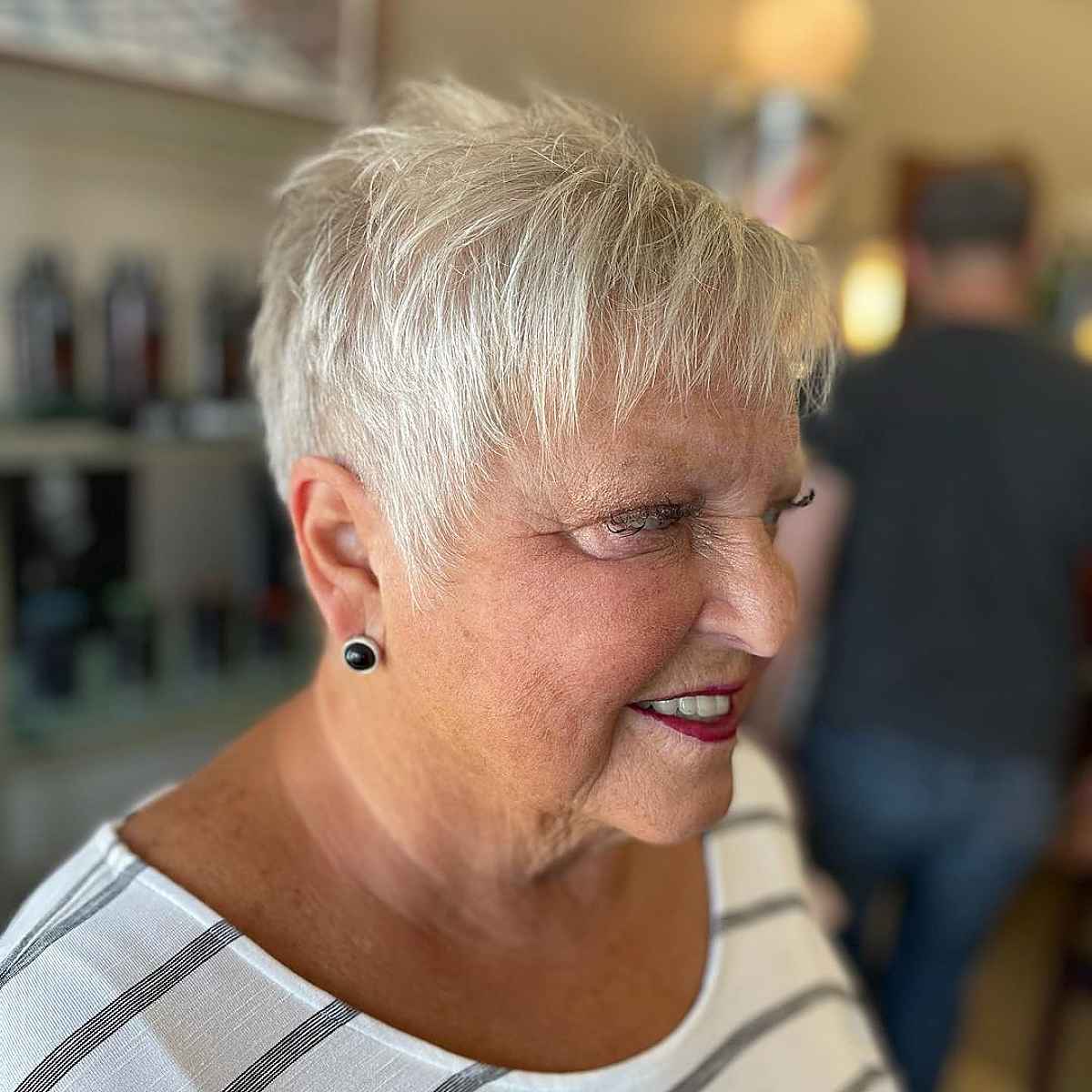 26 Stylish Wash-and-Wear Haircuts for Women Over 60 Short On Time