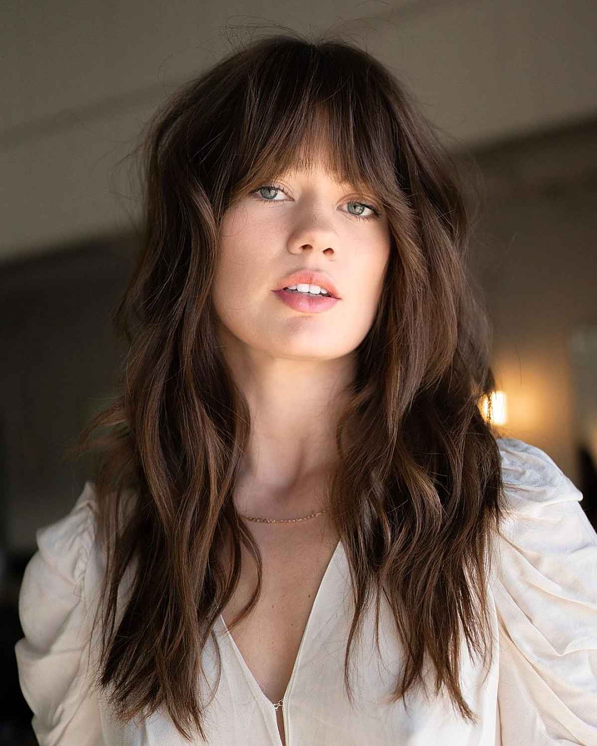 15 Flattering Ways to Wear Bangs for Square Face Shapes