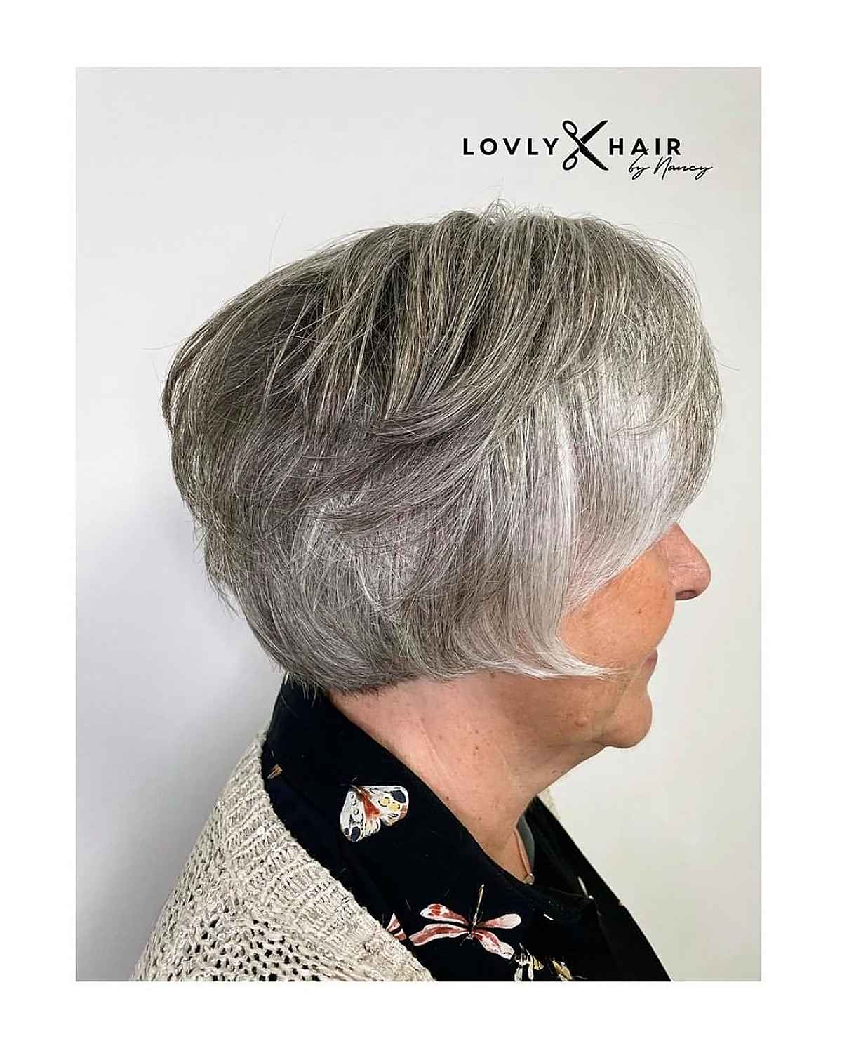 26 Lovely Layered Bob Haircuts for Ladies In Their 60s That Are Easy To Style