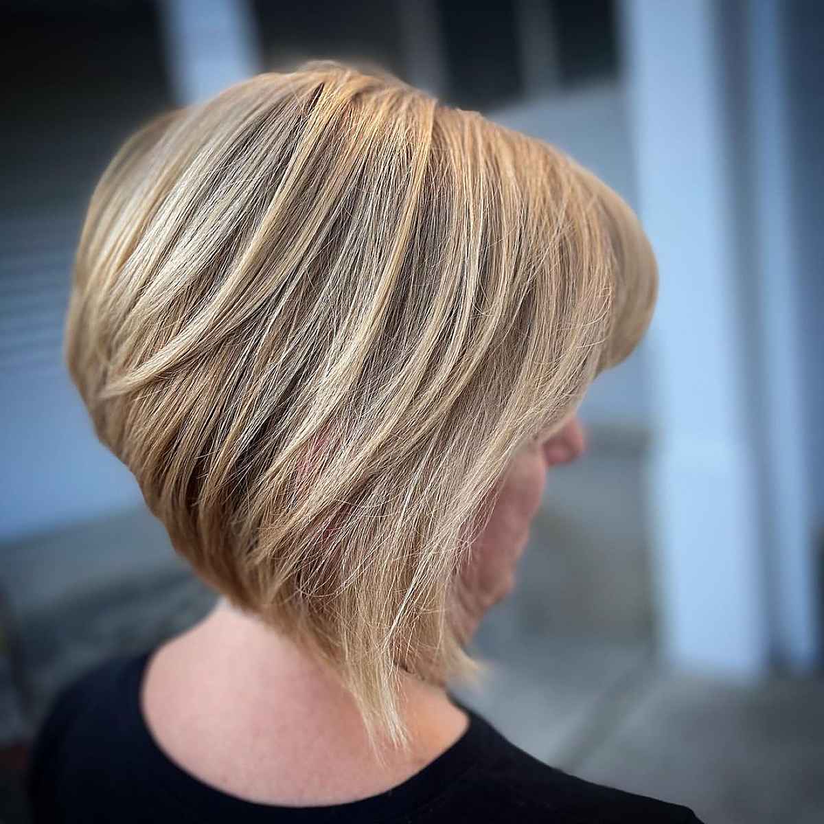 26 Lovely Layered Bob Haircuts for Ladies In Their 60s That Are Easy To Style